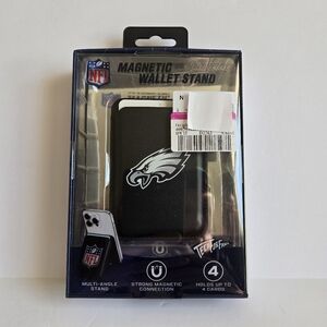 NFL Philadelphia Eagles Magnetic Wallet Stand For Cell Phone, Brand New In Box